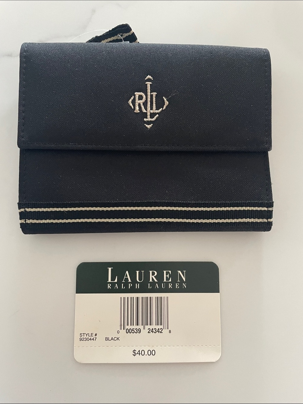 NWT Lauren Ralph Lauren tri fold wallet